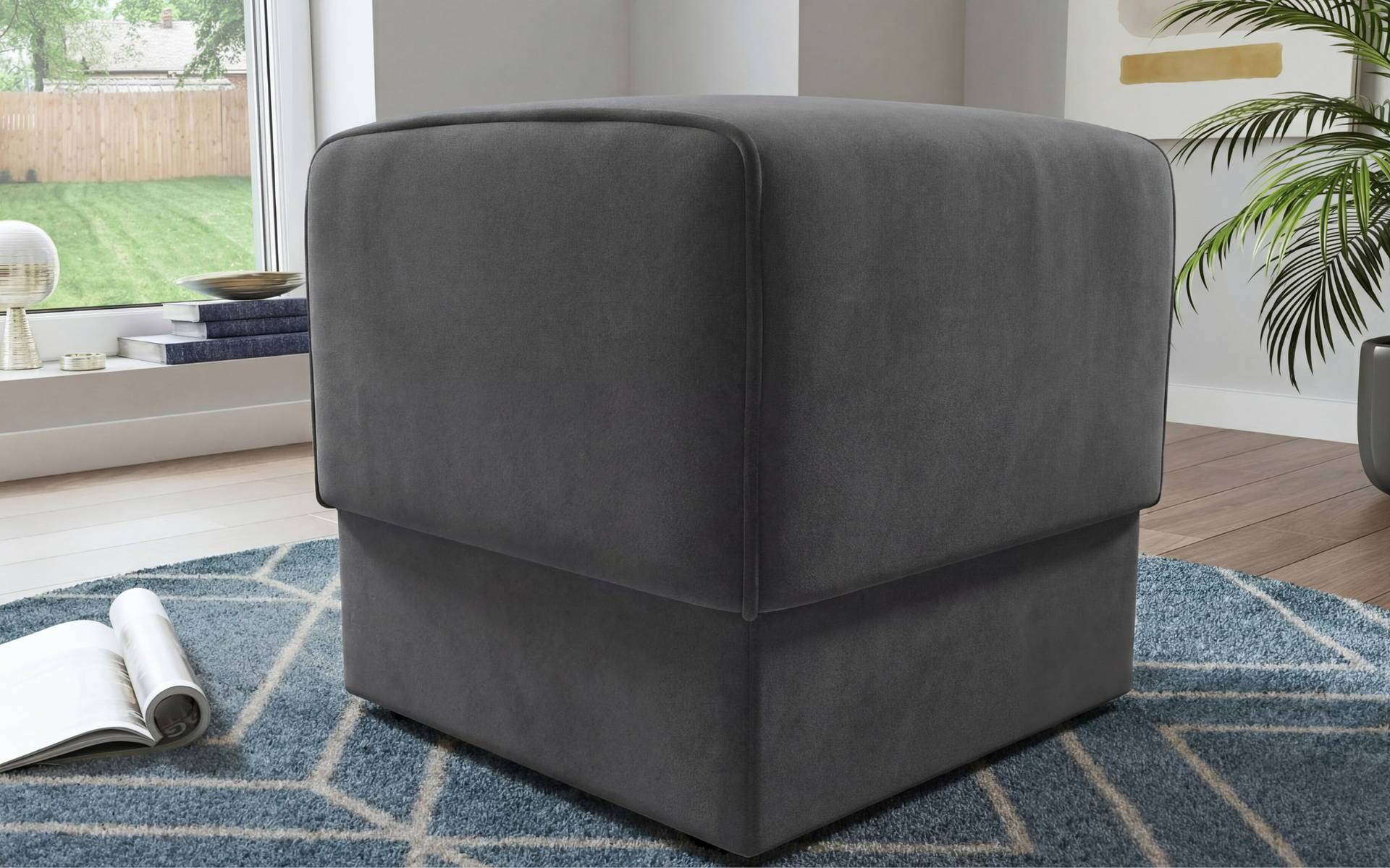 Taburet Ego, gri inchis  1